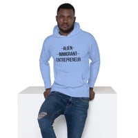 Image 3 of Men's Entrepreneur Unisex Hoodie - White