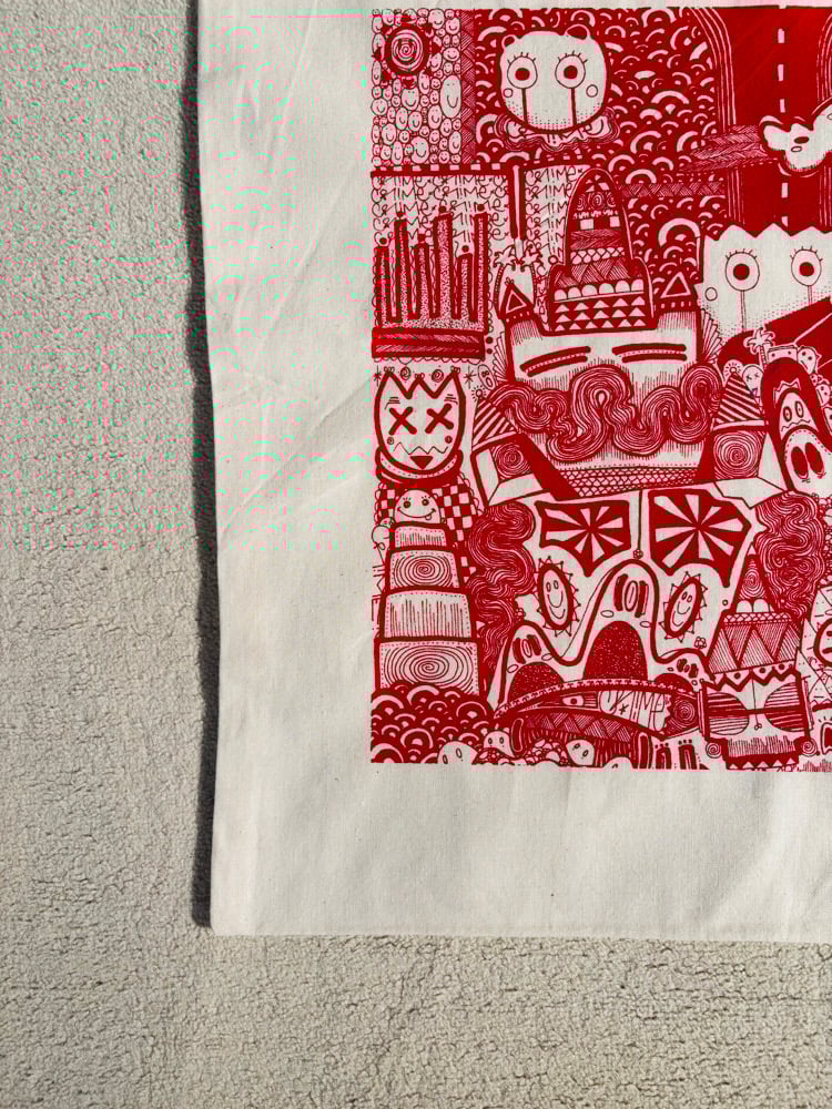 Image of ToteBag Sérigraphié – Red Square