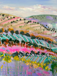 Image 3 of Between Rows of Light, Barossa SA - Original Painting 