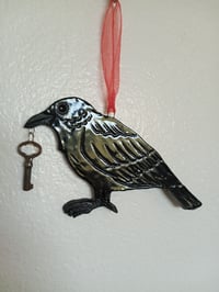 Image 1 of Crow with Antique Key 2