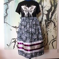 Image 2 of grey & Purple ribbon skirt