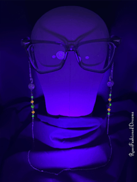 Image 4 of Pumpkin Witch Uranium and Cadmium Eyeglass Chain