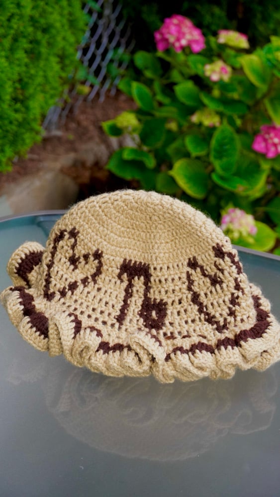 Image of Capricorn Crochet Ruffle Hat