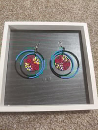KENYAN BEADED DESIGNED EARRINGS 