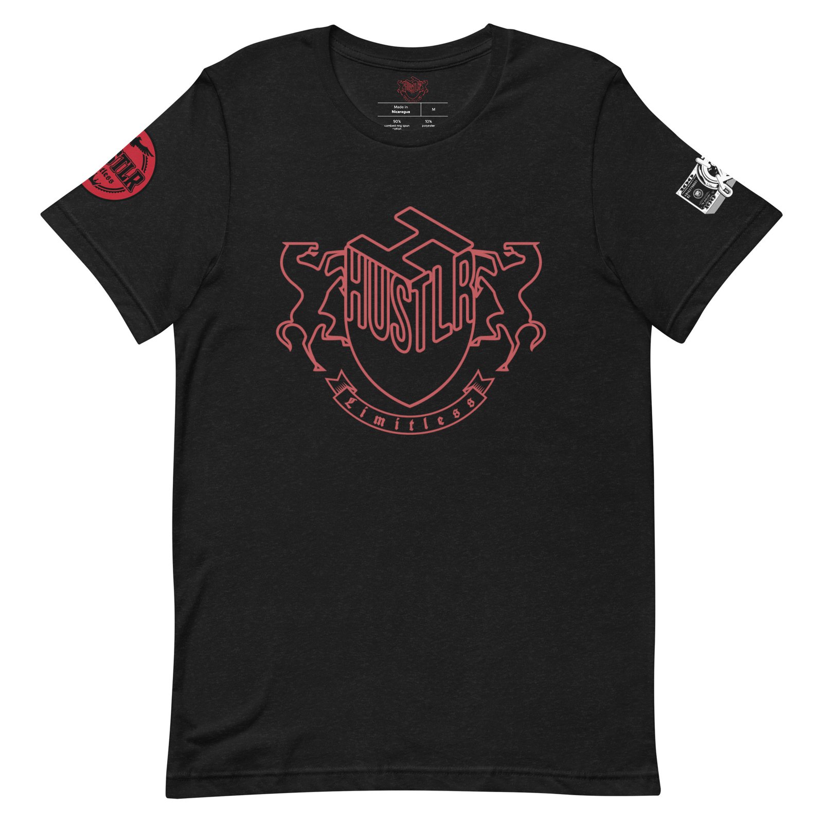 Red signature Hustlr T-Shirt | hustlrlimitless