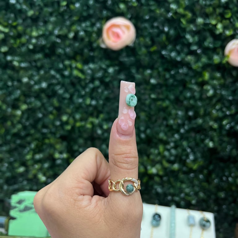 jaded cz chain ring Image 2