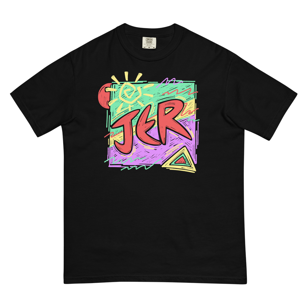 Image of JER | Radical 90s Black T-Shirt (Comfort Colors)