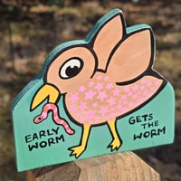 Image 2 of Early Worm Woodcut