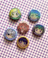 Image 1 of With Hat Atelier Holographic Button Pins