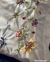Butterfly Embroidered Pillow Case