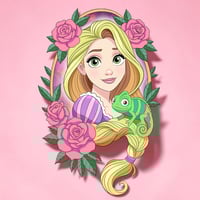 PRESALE - Gleam & Glow - Rapunzel Portrait
