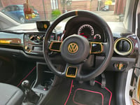 X1 Vw Up! Steering Wheel 'VW' Badge Overlay Sticker 