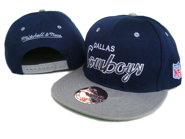 cowboys mitchell and ness snapback