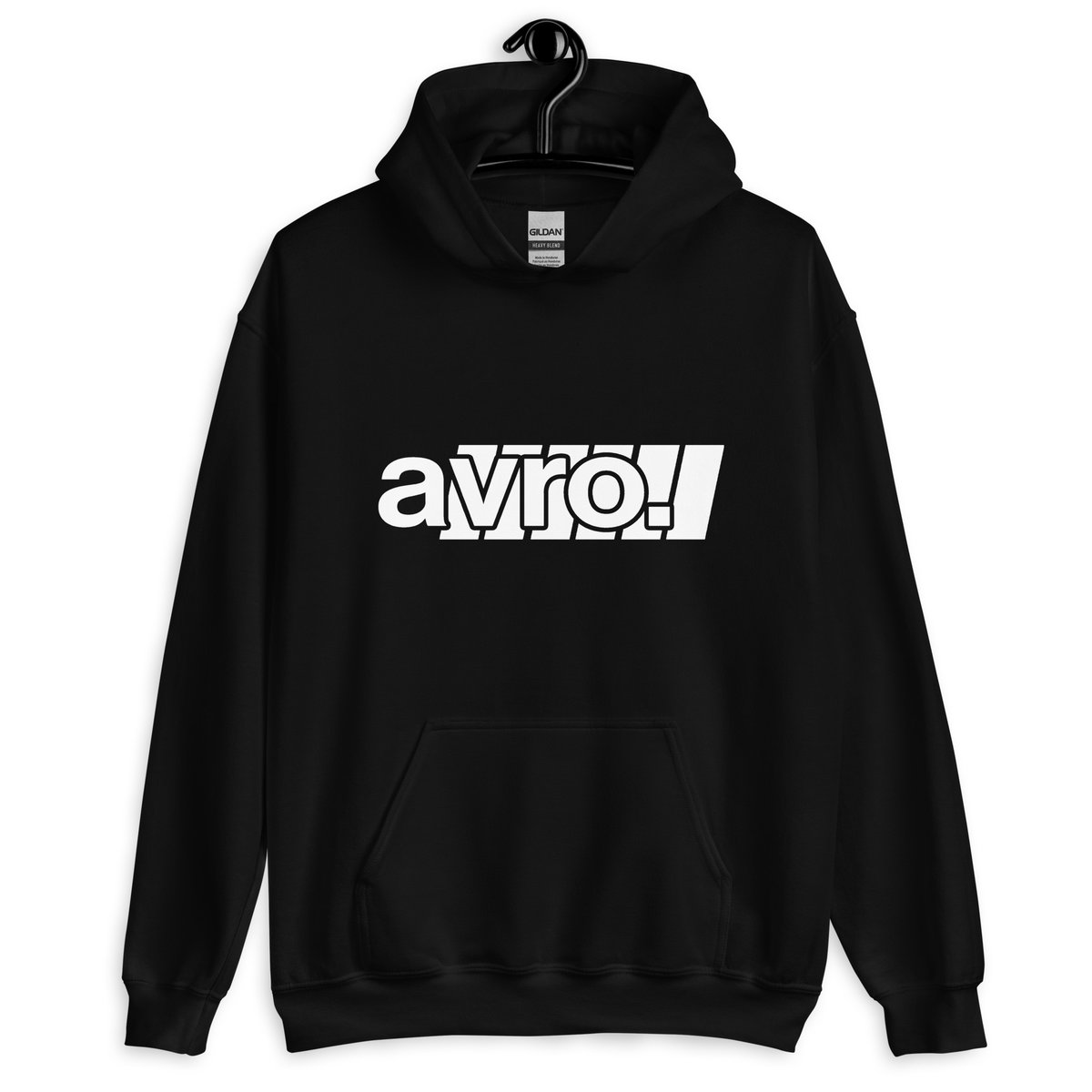 Image of BLACK BASIC LOGO HOODIE 