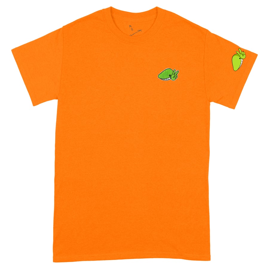 Image of “Frog Piqué” - T-Shirt [Tangerine]