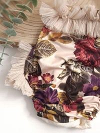 Image 3 of Photoshoot body | Sitter romper Marella | age 9-12 months | burgundy flowers