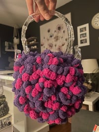 Image 2 of Magenta Mary Jane Bud Purse