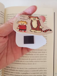 Image 3 of Calvin and Hobbes magnetic bookmarks 