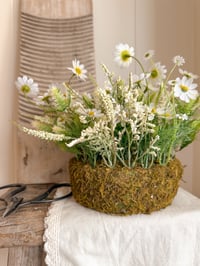 Image 1 of Wildflowers Display on Moss 