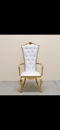 Image 1 of Gold Throne chair For Rent only 