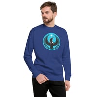 Image 7 of Premium Crewneck Sweatshirt - Blue Rebel Loon