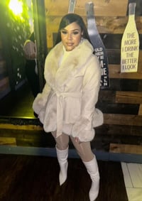 Image 4 of Lux Trench Fur Coat