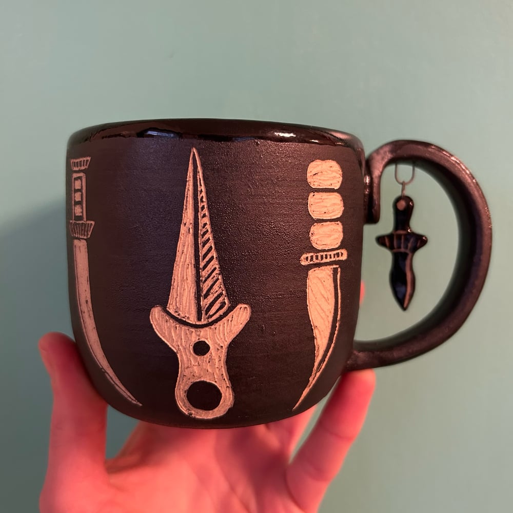 Image of choose your weapon mug