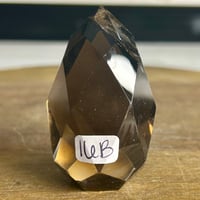 Image 1 of Smoky Quartz Faceted Flame (16B)
