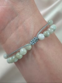 Image 4 of Bracelet en jadeite ajustable