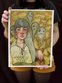 Image 4 of “Ginko and Ghosts” Fine Art Print