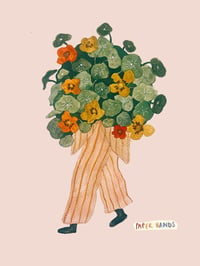 'When There Are No Words, There Are Nasturtiums' Print 