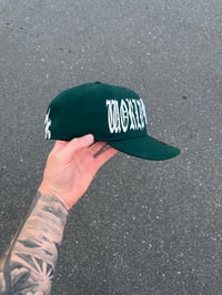 Image 2 of FOREST GREEN NEW YORK METS CUSTOM FITTED CAP