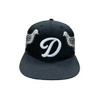 Image 1 of Double dove black SnapBack 