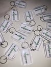 The Vegan way  key chain