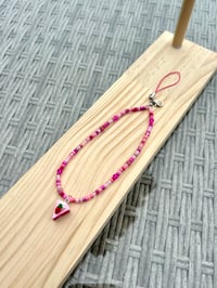 Image 1 of Strawberry Cake Phone Charm