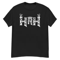 Image 1 of HNH Crown & Flame T-Shirt (White Print)