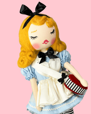 Image of CLASSIC ALICE INSPIRED MEDIUM ART DOLL 