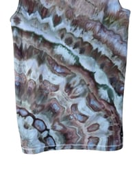 Image 6 of ♻️ UPCYCLED L Supima Cotton Blend Knit Tank in Stone Agate Ice Dye