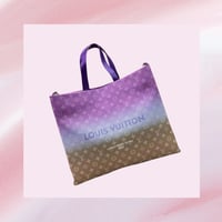 Purple tote bag 