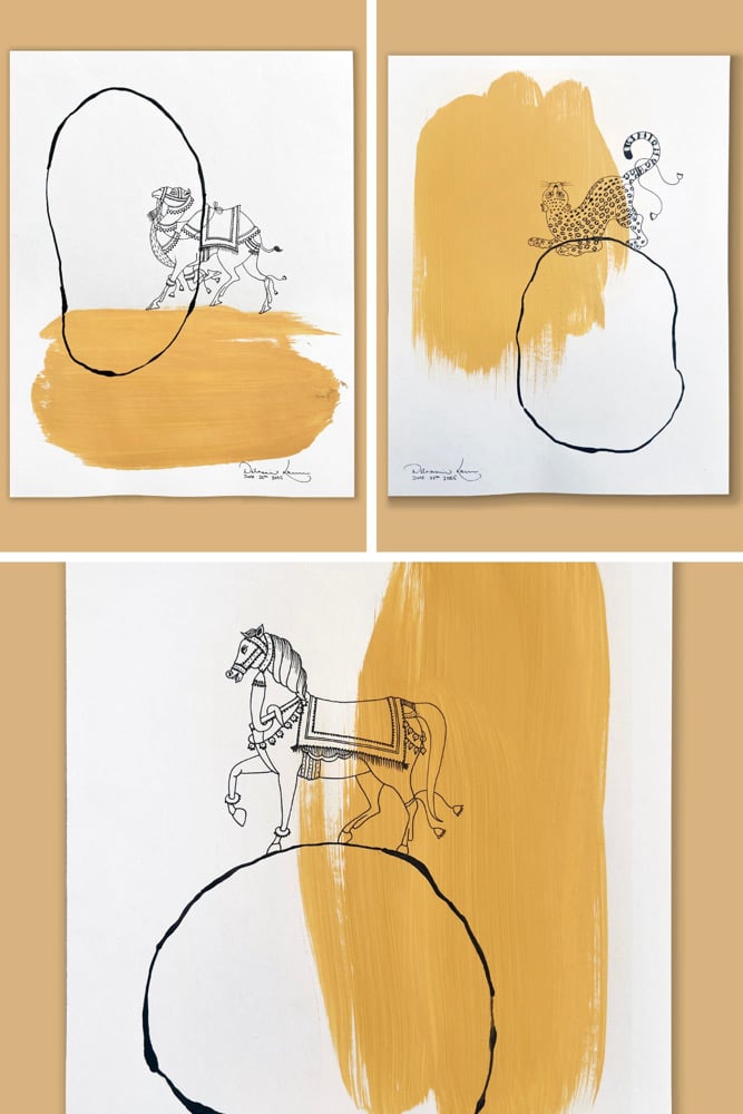 Image of Modern Art - individual or set of 3