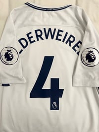 Image 1 of Tottenham Hotspur “ALDERWEIRELD 4” 2017/18 Home Shirt + PL patches (M)