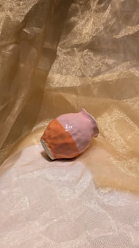 Image 1 of Pink and Orange vase