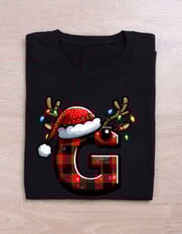 Image 7 of Christmas Alphabet Letters Shirt