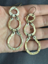Image 4 of Large hammered earrings