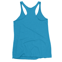 Image 2 of Women's Racerback Tank - White Logo