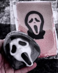 Image 2 of Ghostface Hand Painted Bath Bomb