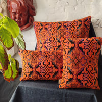 Image 1 of set of 3 jacquard fairy pillows 