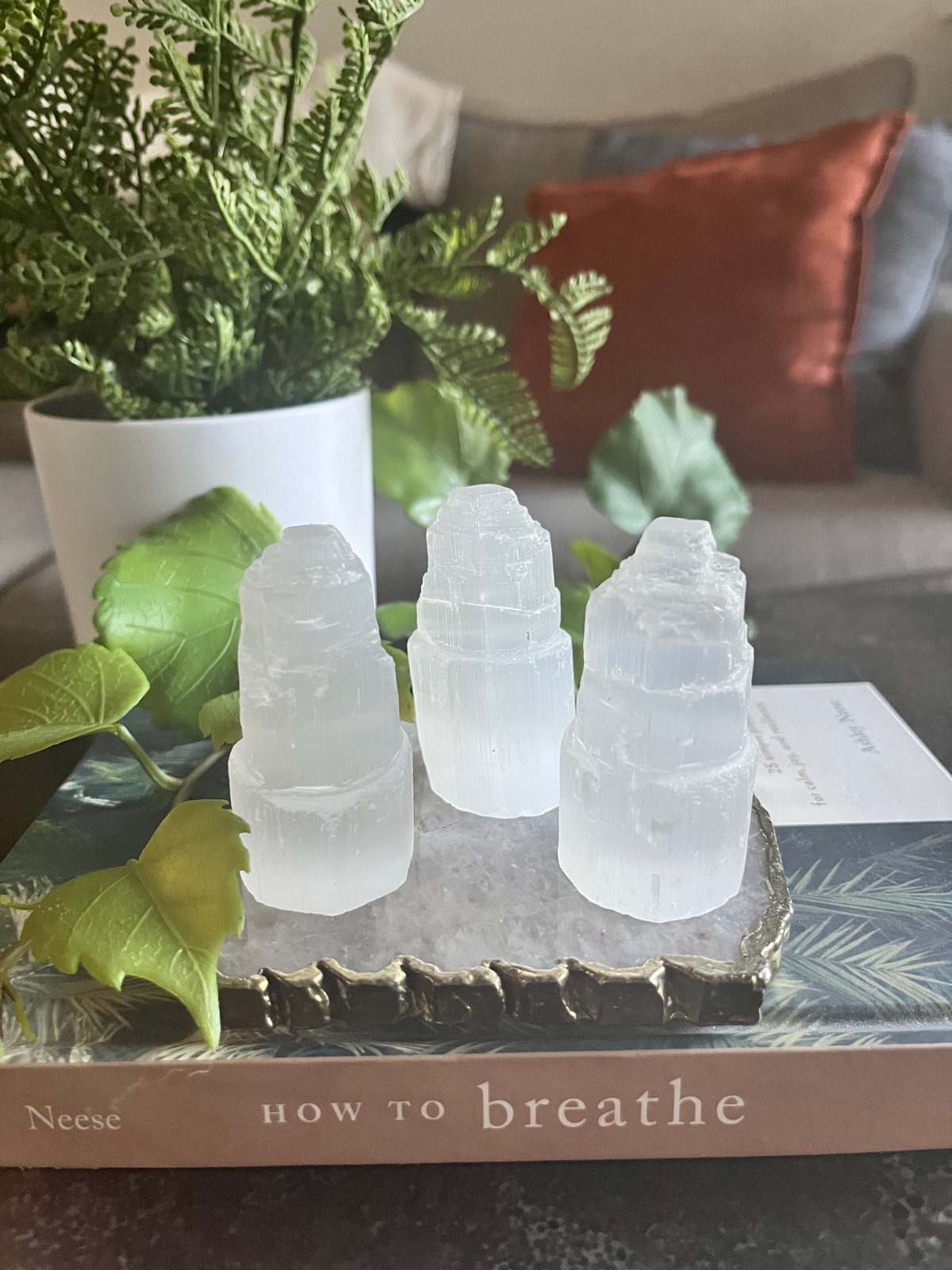 Image of Reiki Infused Selenite Tower