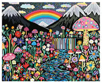 Image 2 of Fantasy Forest Full Size Diamond Painting by Jess Stempel