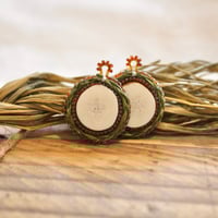 Image 1 of Orange Sweetgrass Dangles